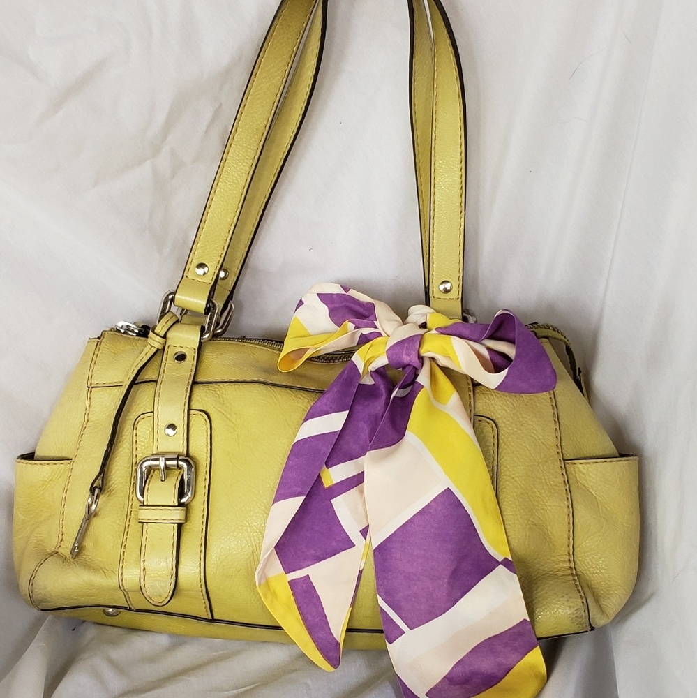 Fossil Satchel with Scarf